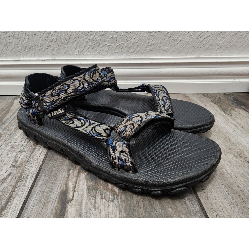 Teva Hurricane Gray Blue Adjustable Straps Mens Size 11